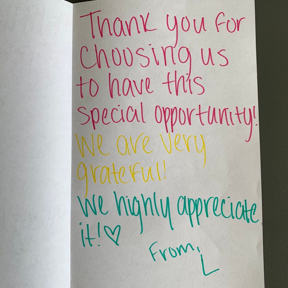 Thank you card 5
