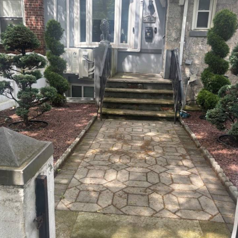 Ridgefield affordable insured home power washing pavers
