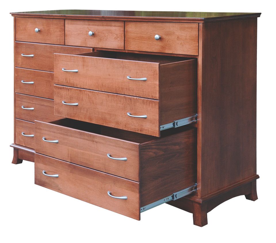 Cwf 711b crescent tall dresser open