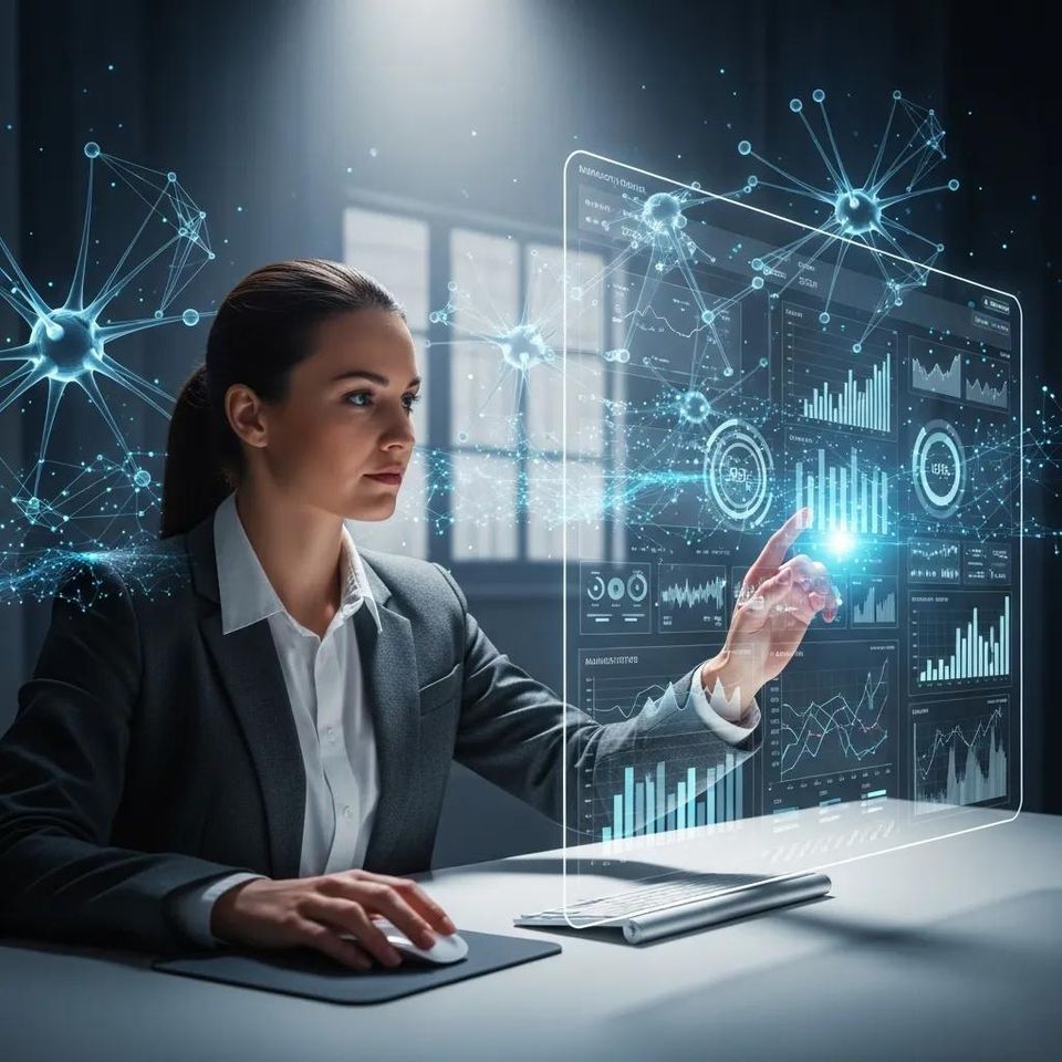 Marketing professional using ai technology for data analysis and strategy enhancement 68e86814 e094 419d b0c6 e8fb6f07e726