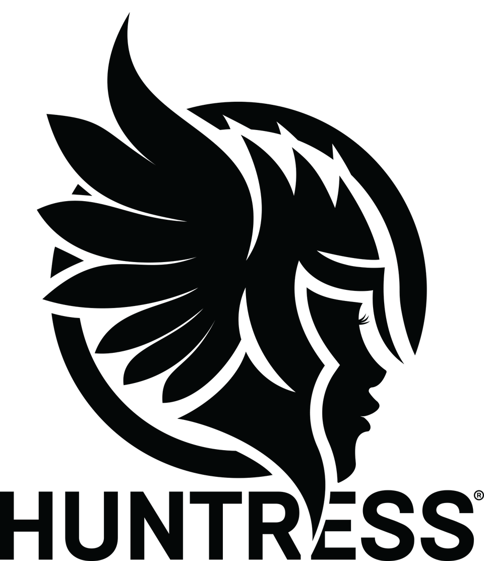 Huntress secondary logo   black