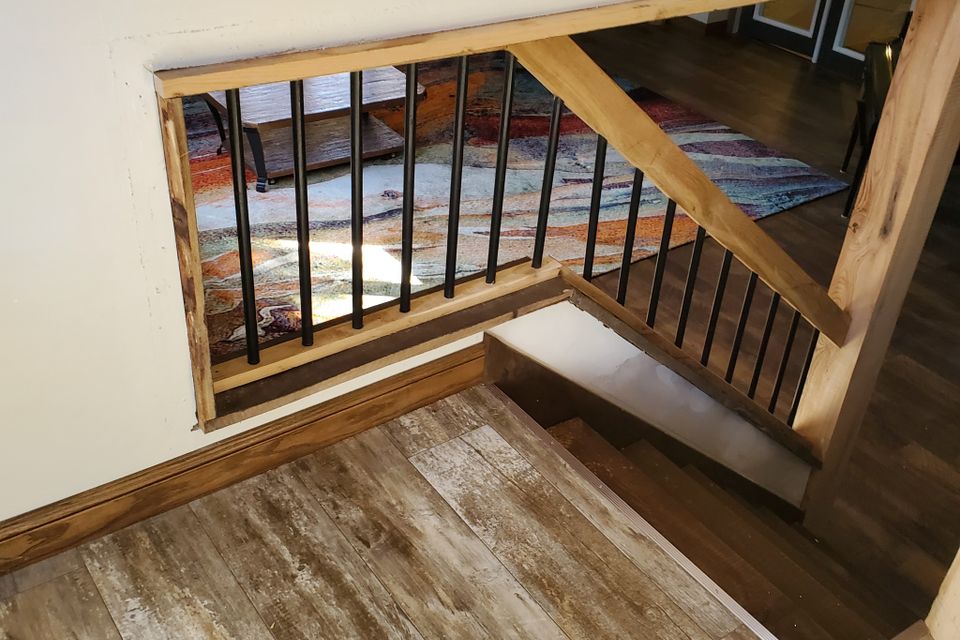 Trim work stairs cf 1