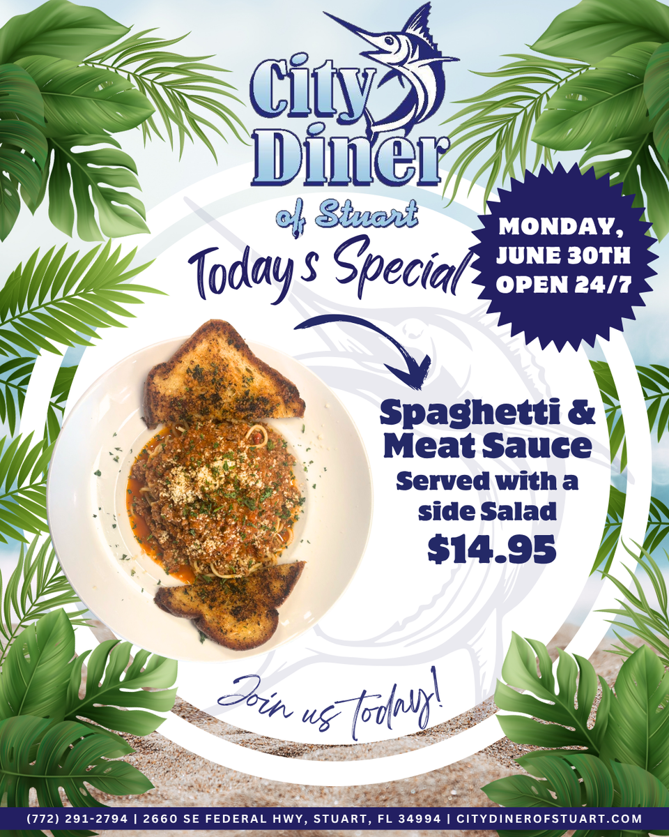 City dine daily special 6 30 25