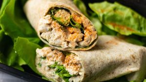 chicken salad wrap