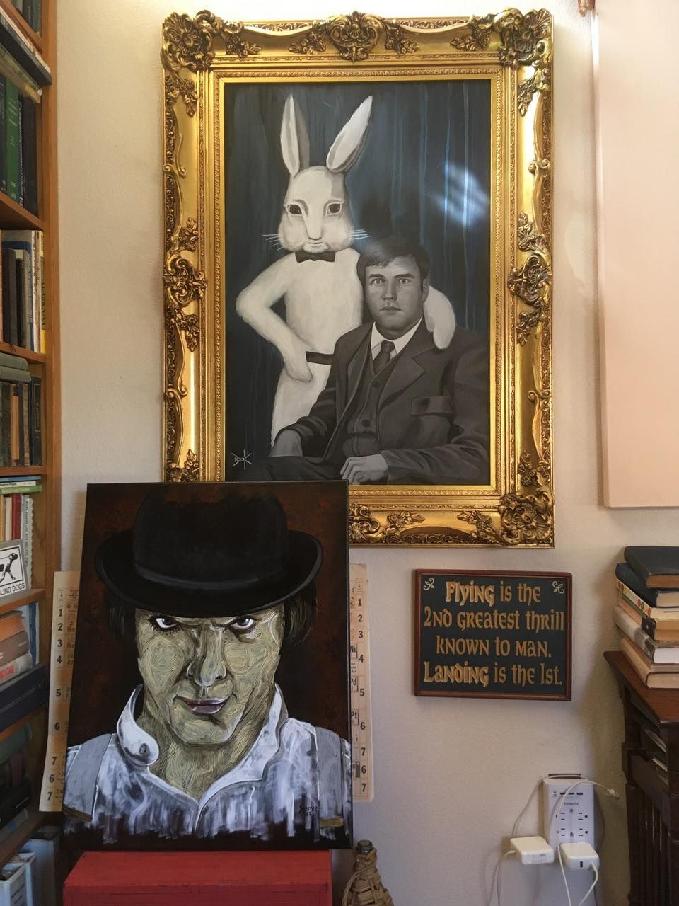 Hand-painted portrait art collection by Skeeter's Grafix.