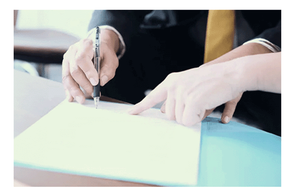 Signing a document
