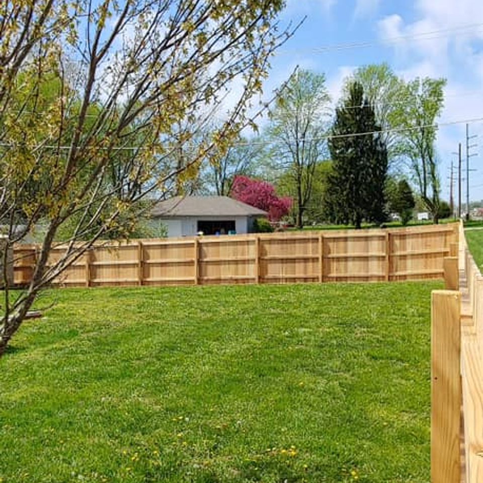 privacy gate residential backyard
