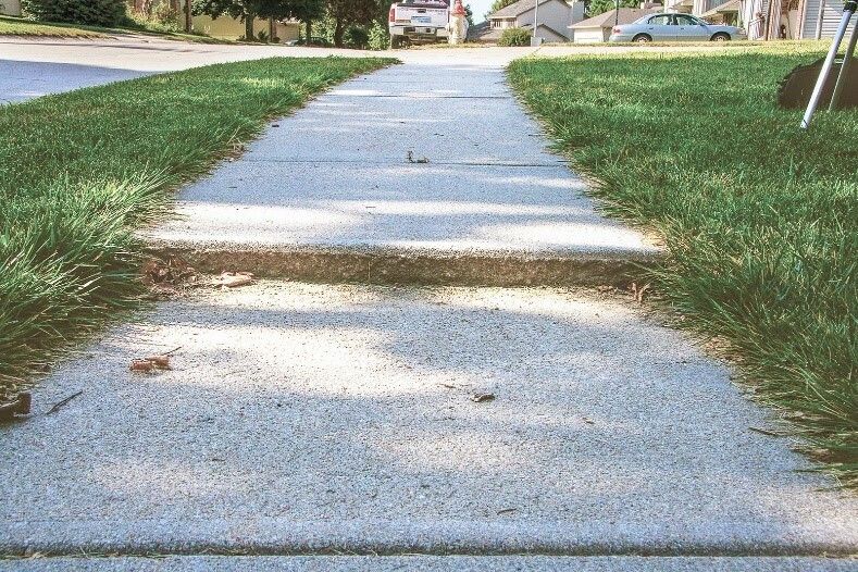 Sidewalk needs mudjacking