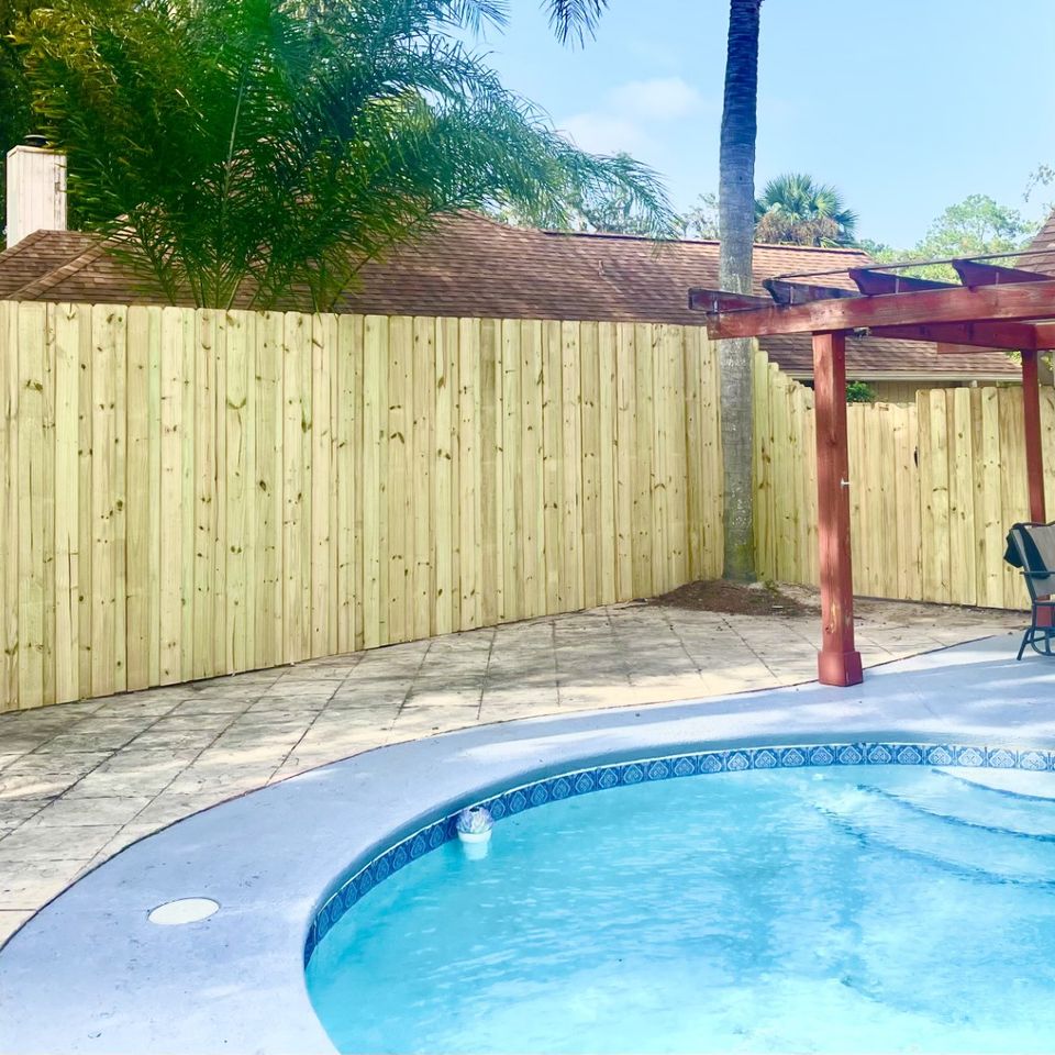 Space coast fence pool privacy