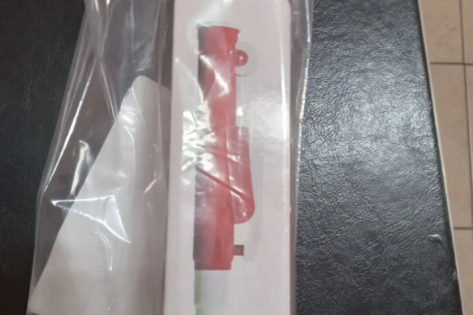 Pipet pump 25ml red original