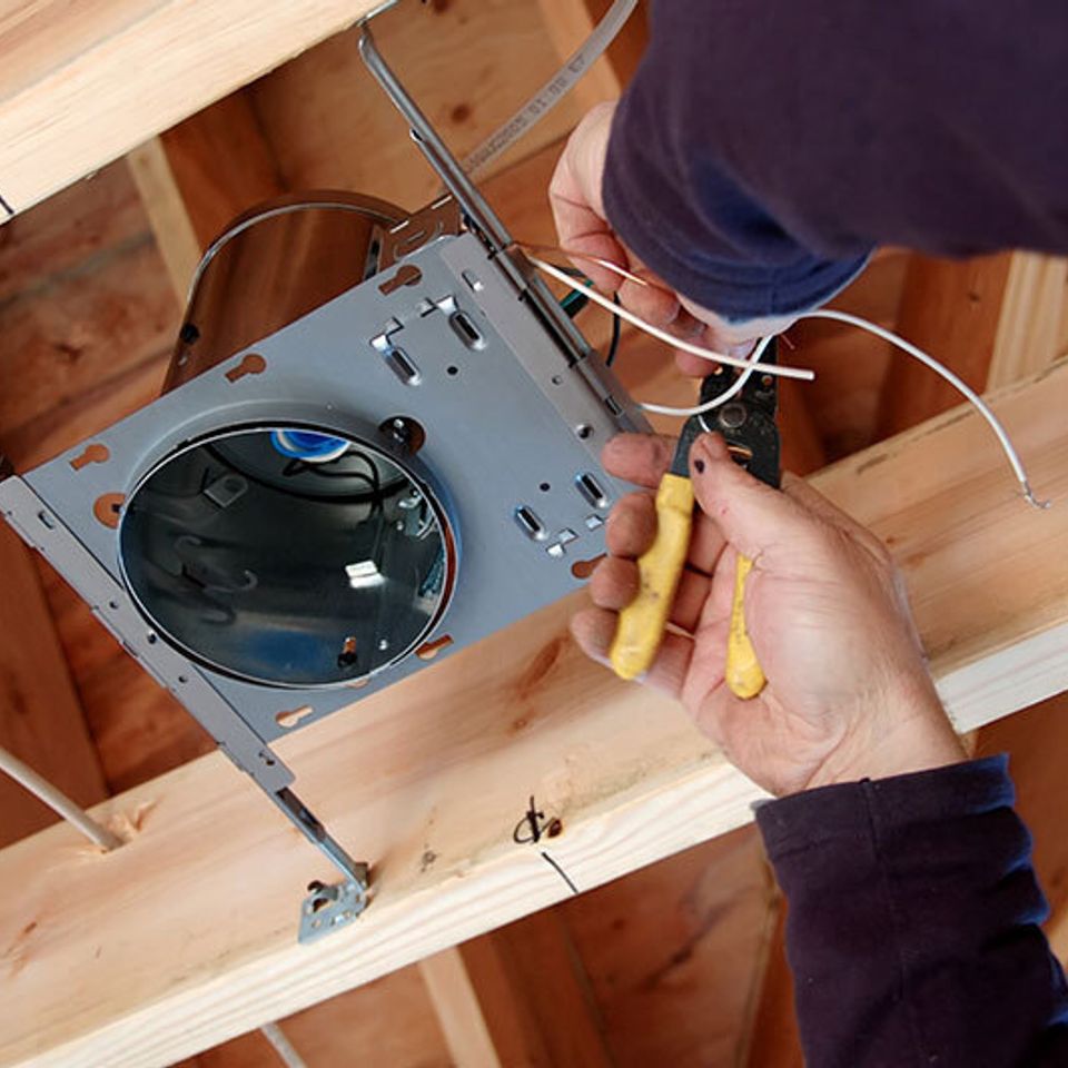 Install can lights