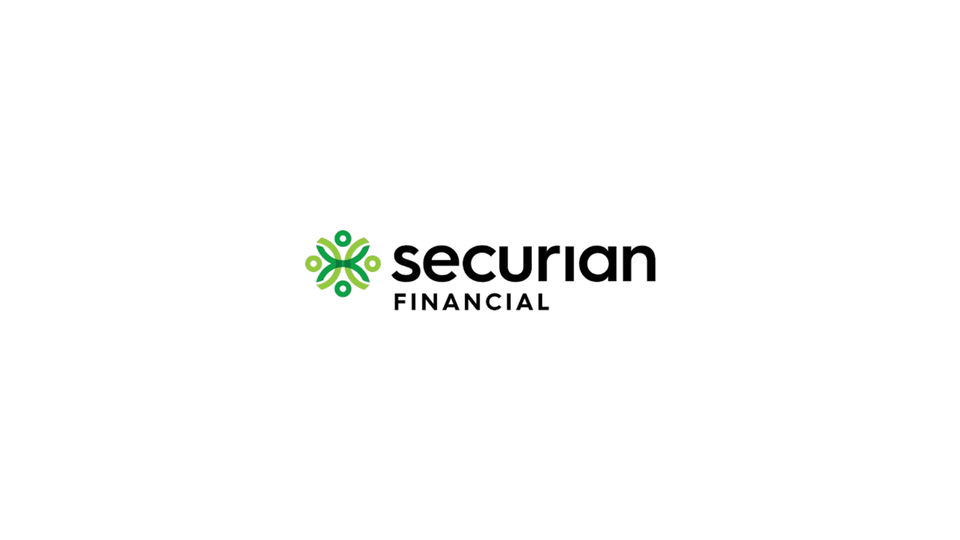 Securian logo (full white board)