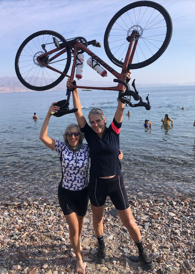 Biking across israel