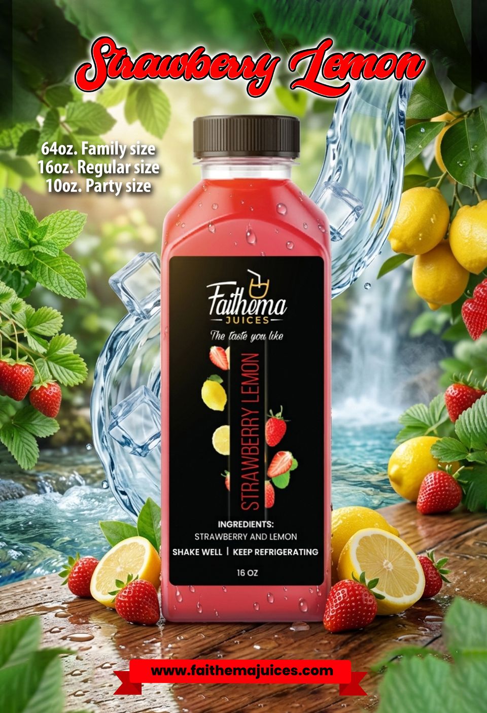 Strawberry lime flyer