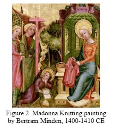 History of knitting   painting