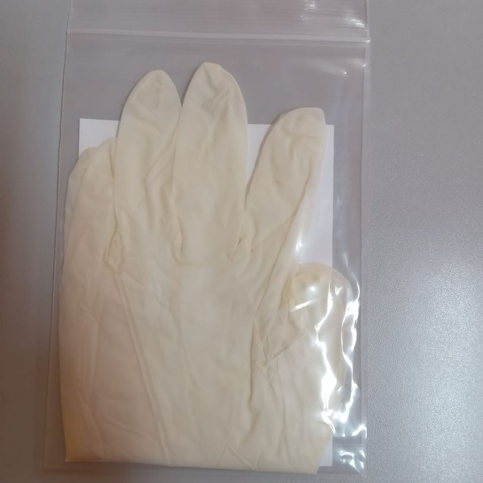 Latex powder free disposable gloves p2