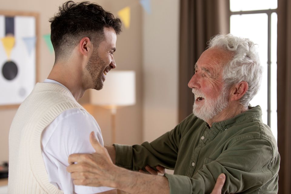 Grandchild providing in-home care for grandfather through Medicaid-approved caregiver program in New York