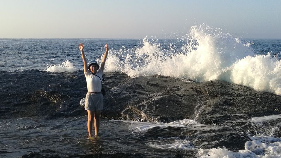 Photo Of Woman In The Surf At The Ocean