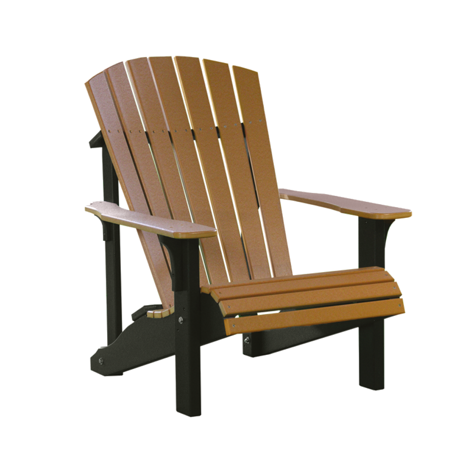 4 hlf deluxe adirondack chair   cedar