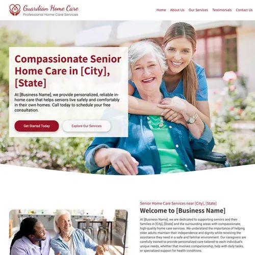 Senior home care website design theme 2 original (1)