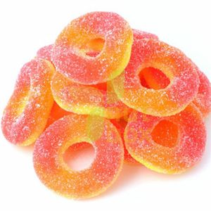 Trolli gummi peach rings 20oz bag 47  87919.1623947253