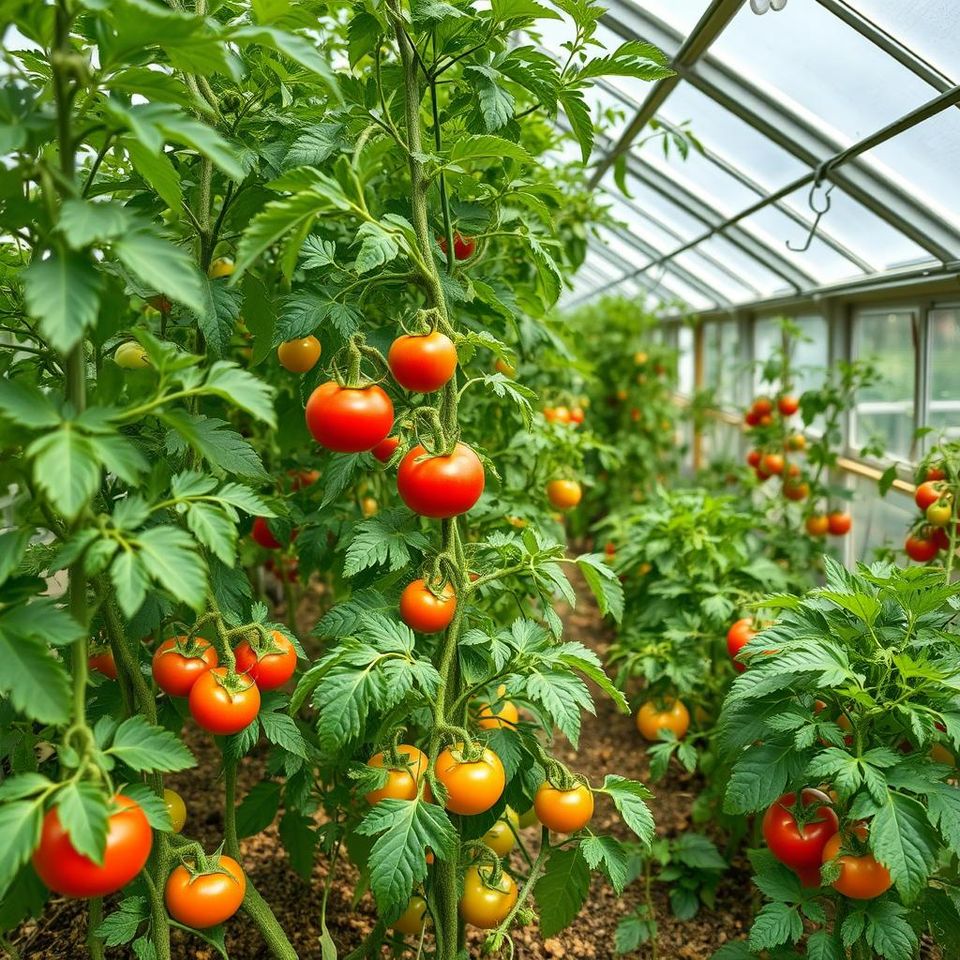 Tomatoes greenhouse