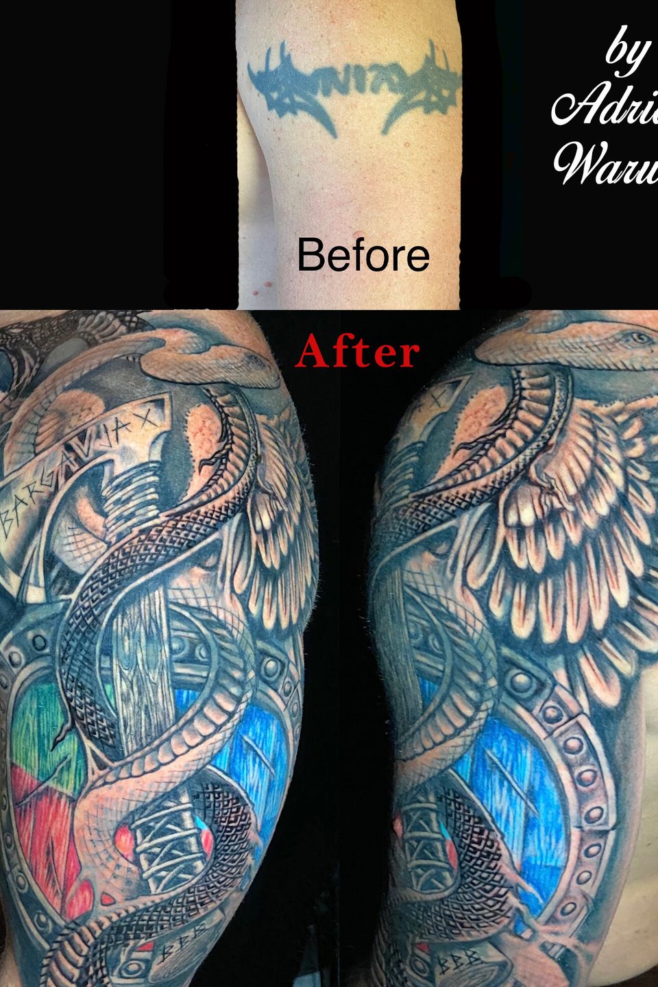 Adrian viking theme coverup