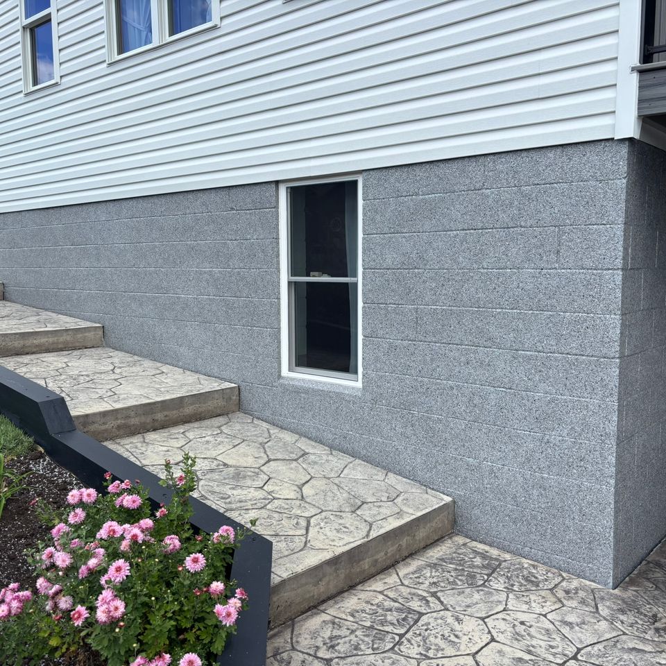 Sidewalk stairs, done by Floorific Creations in Northeast Ohio