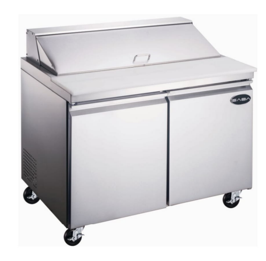 Commercial Restaurant Refrigerated Prep Table Cooler Freezer Refrigerator Pizza Prep Table Sandwich Prep Table Salad Prep Table Mega Top Prep Table 