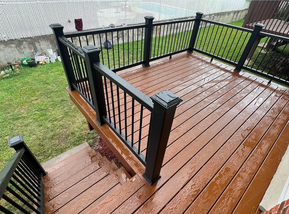 Modern deck install in South Brunswick NJ