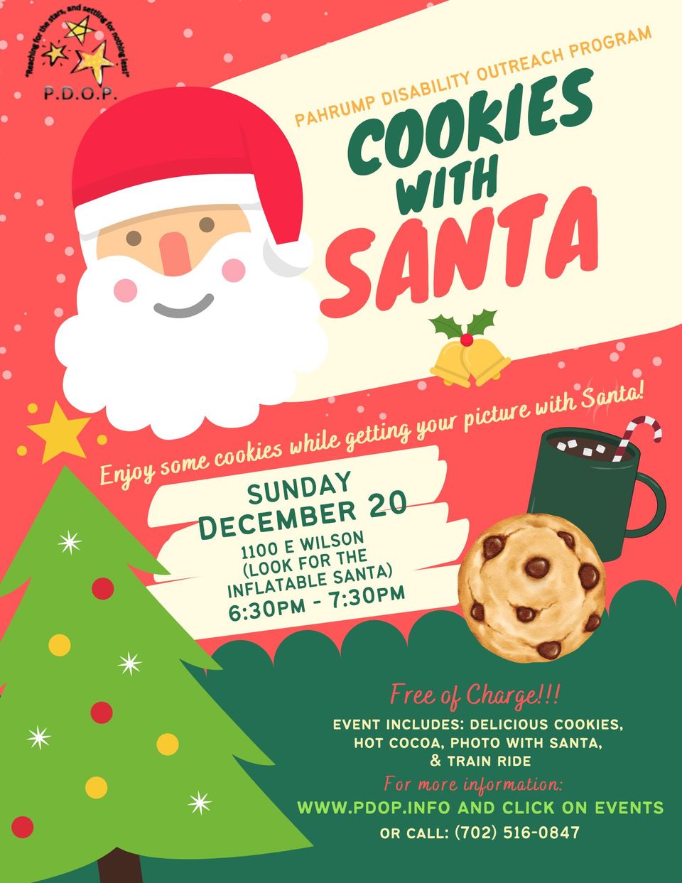 Copy of cookies with santa flyer