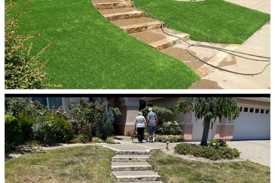 Synthetic grass installation roseville 