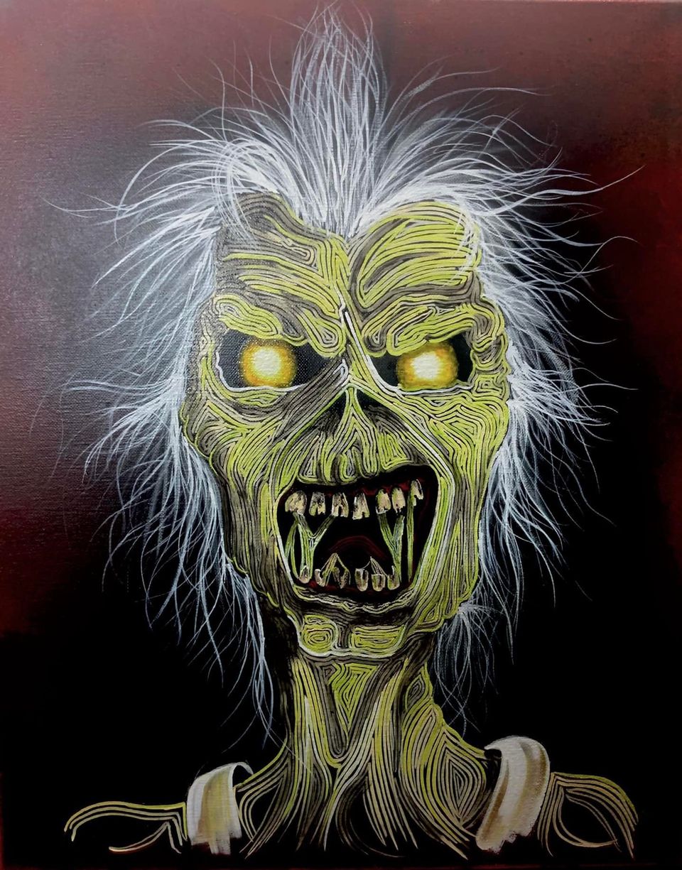 Hand-painted portrait art collection by Skeeter's Grafix.