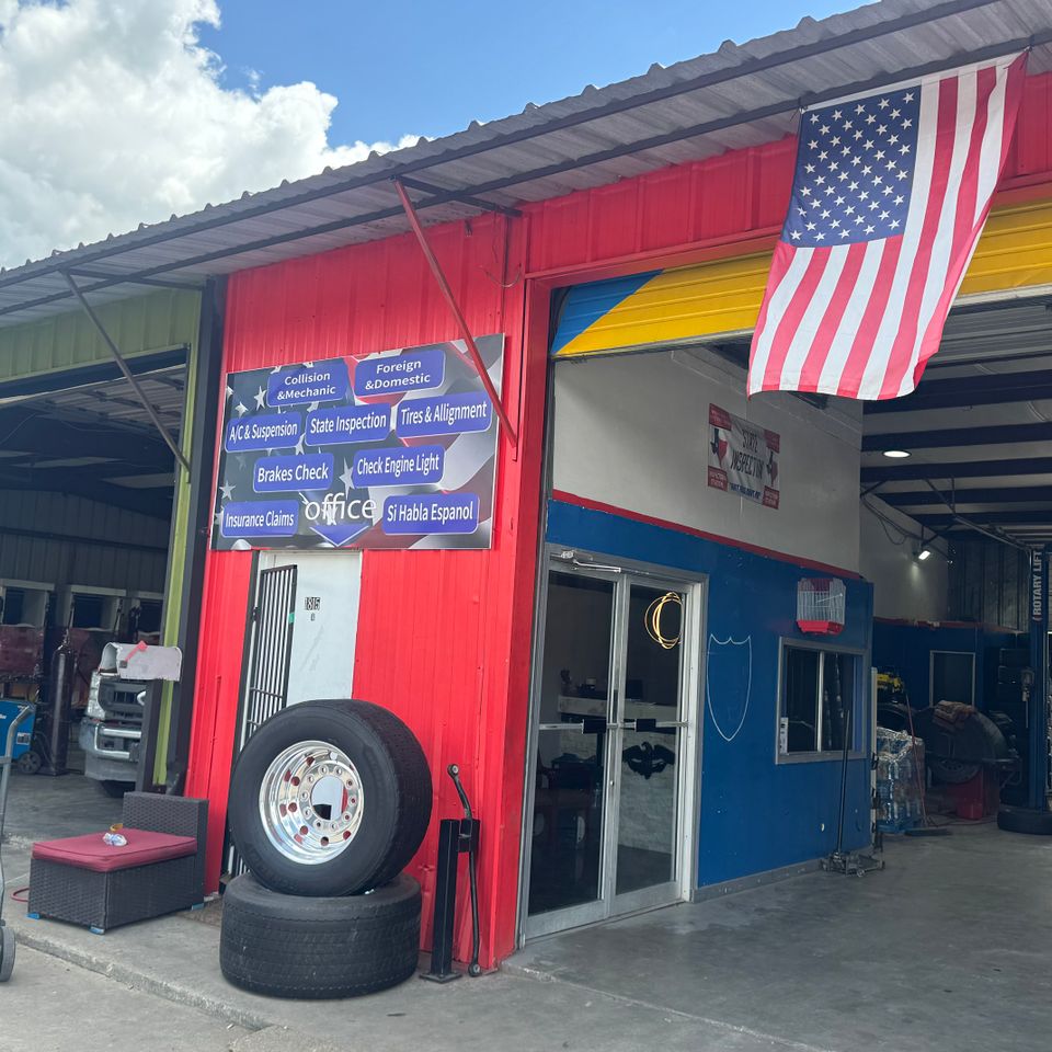 45 tire shop service area