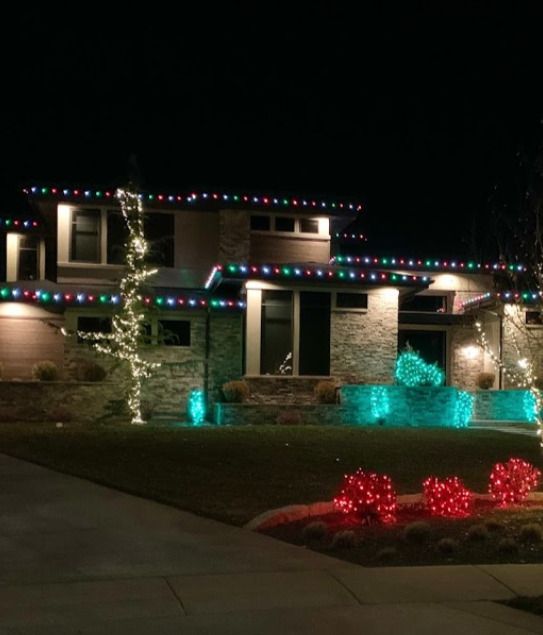 Christmas Lighting in Meridian, Idaho