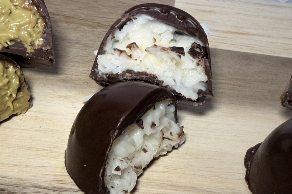 coconut creme filled egg