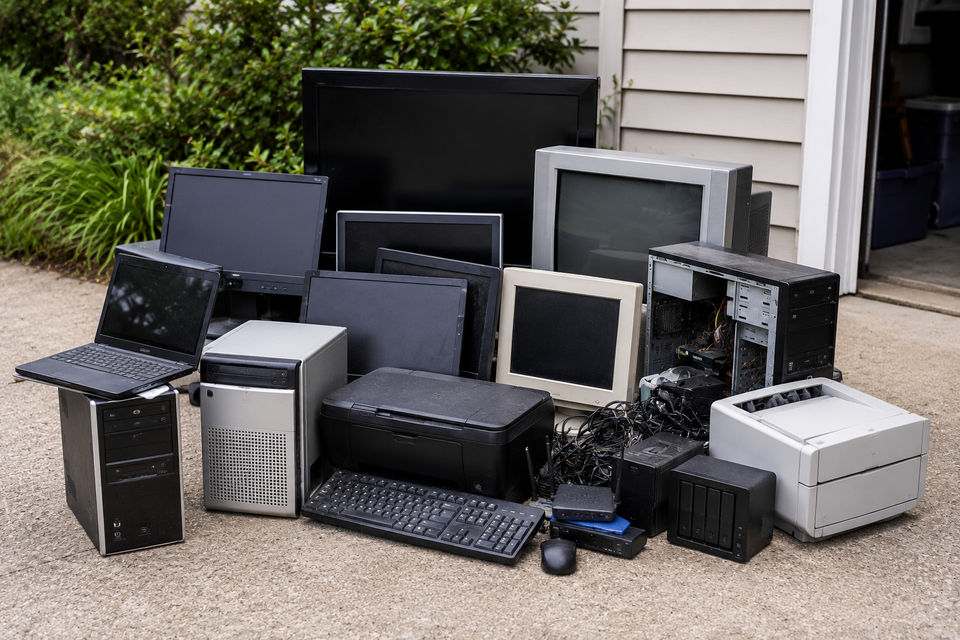 E-waste and electronics removal