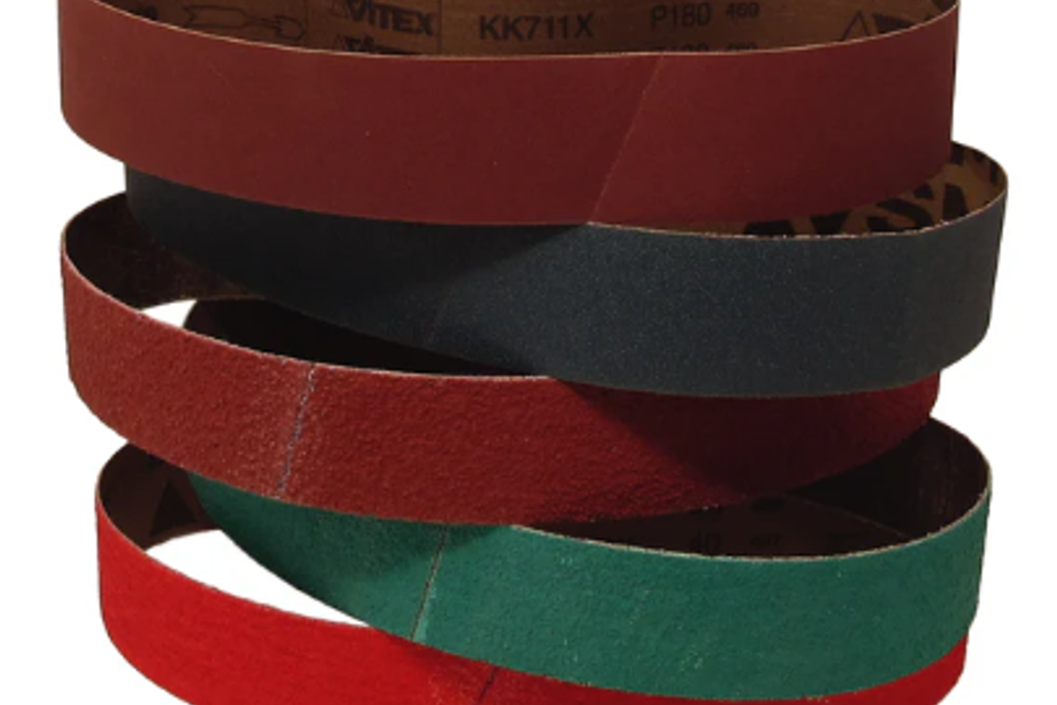 10" Expander Wheel Belt 180 Grit Aluminum Oxide