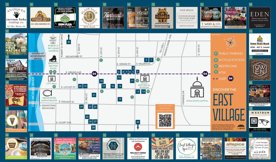 East village map 2026