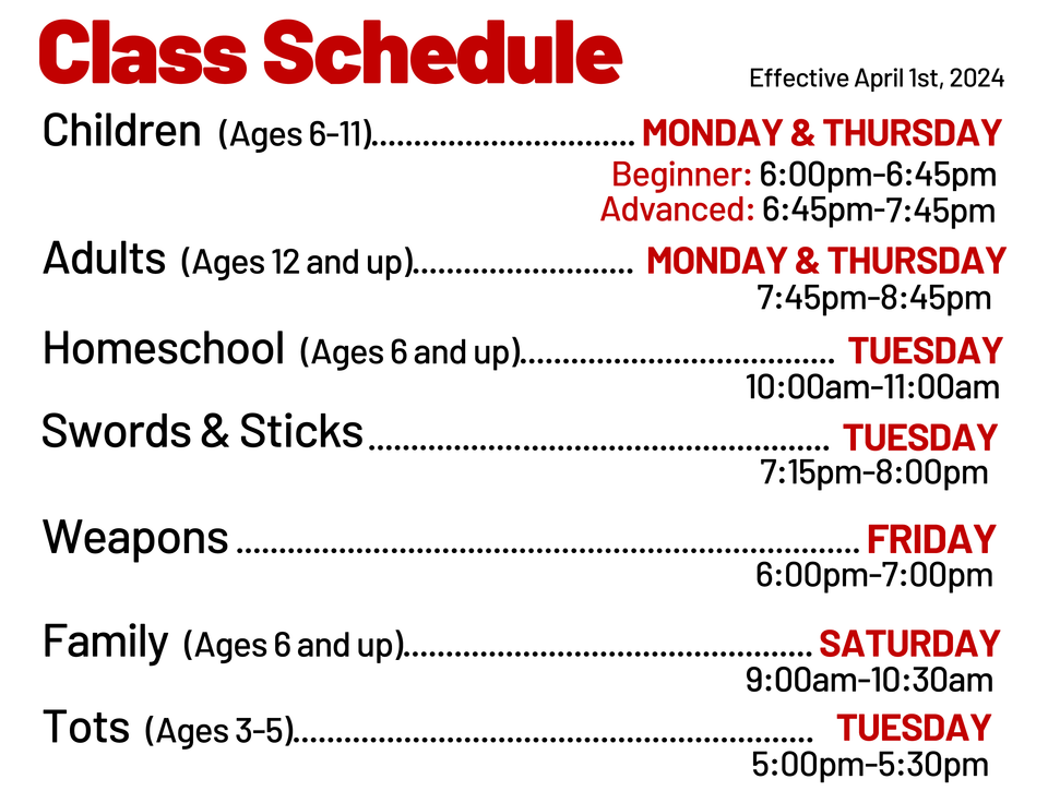 Classes sept2024