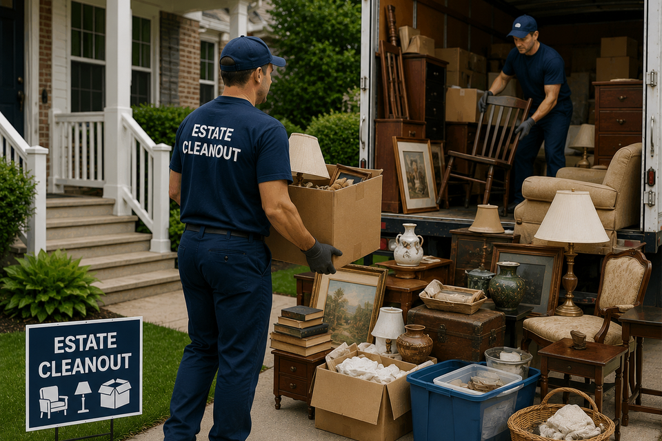 Full estate cleanout service by Fire Storm Moving and Storage Findlay