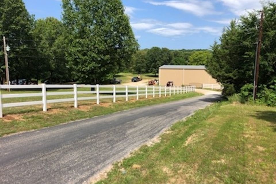 White farm fence