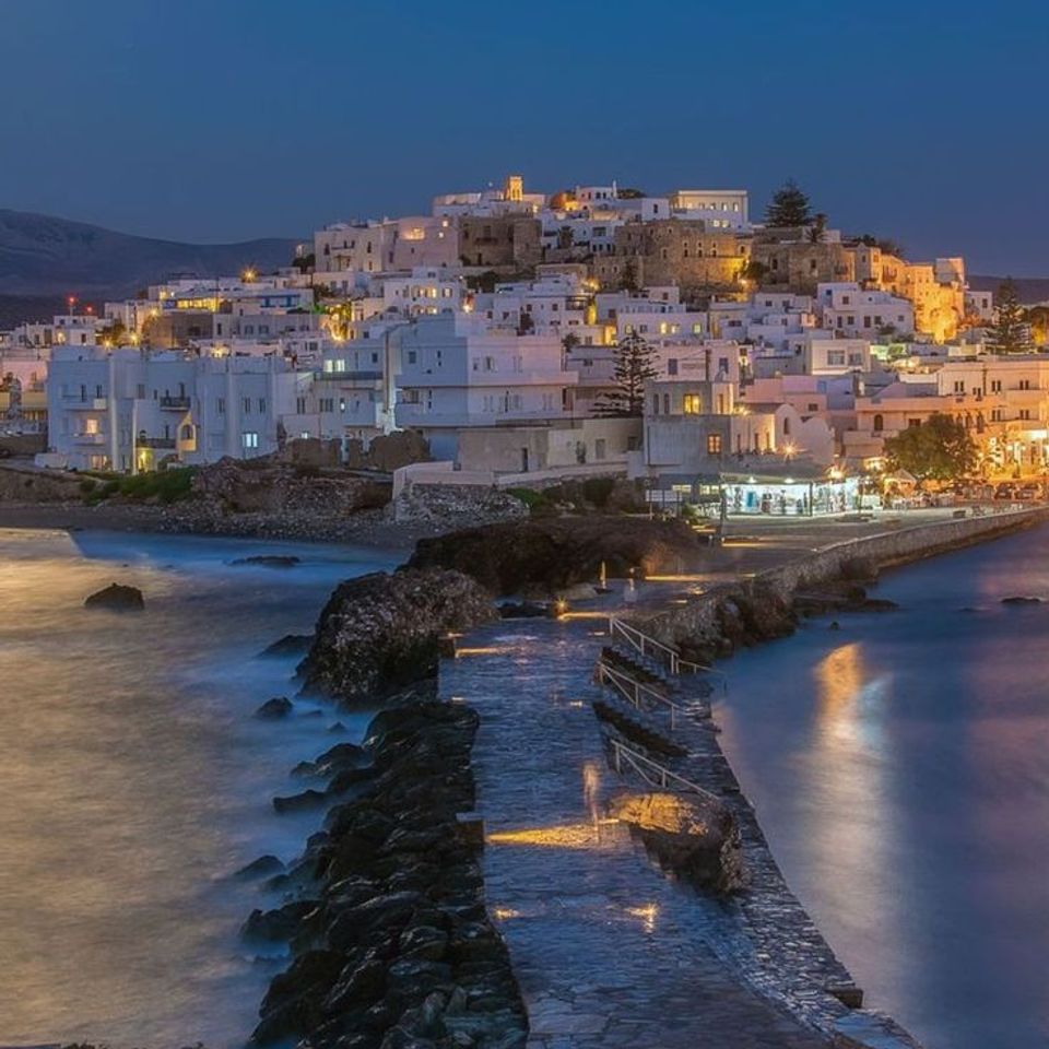 Island hopping from naxos in the cyclades
