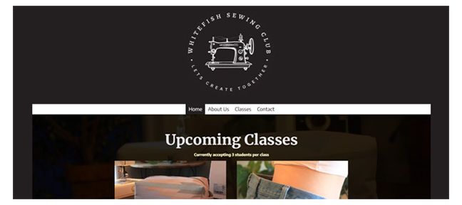 Whitefish sewing club