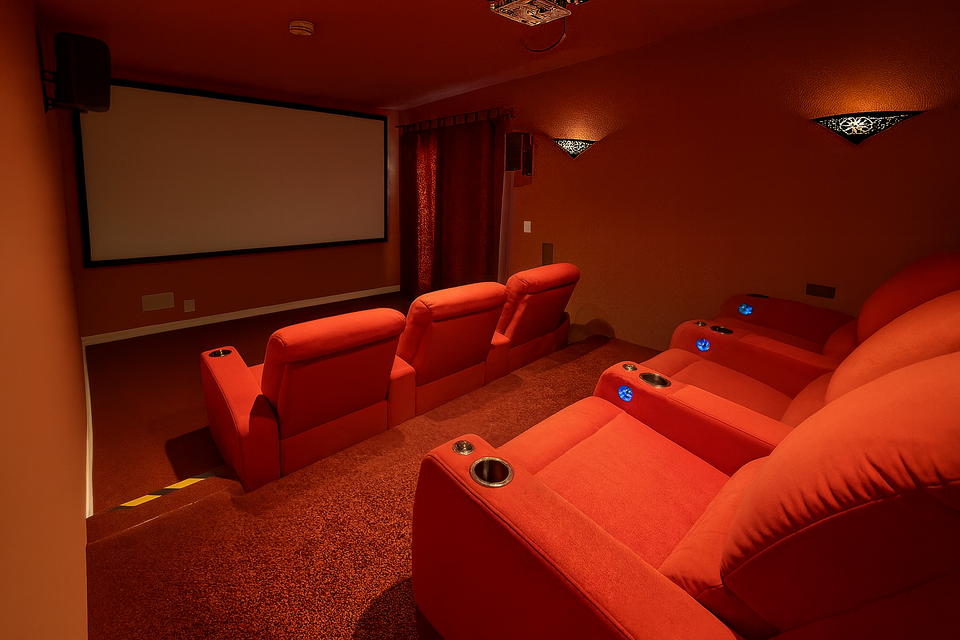 Home theater comfortable chairs