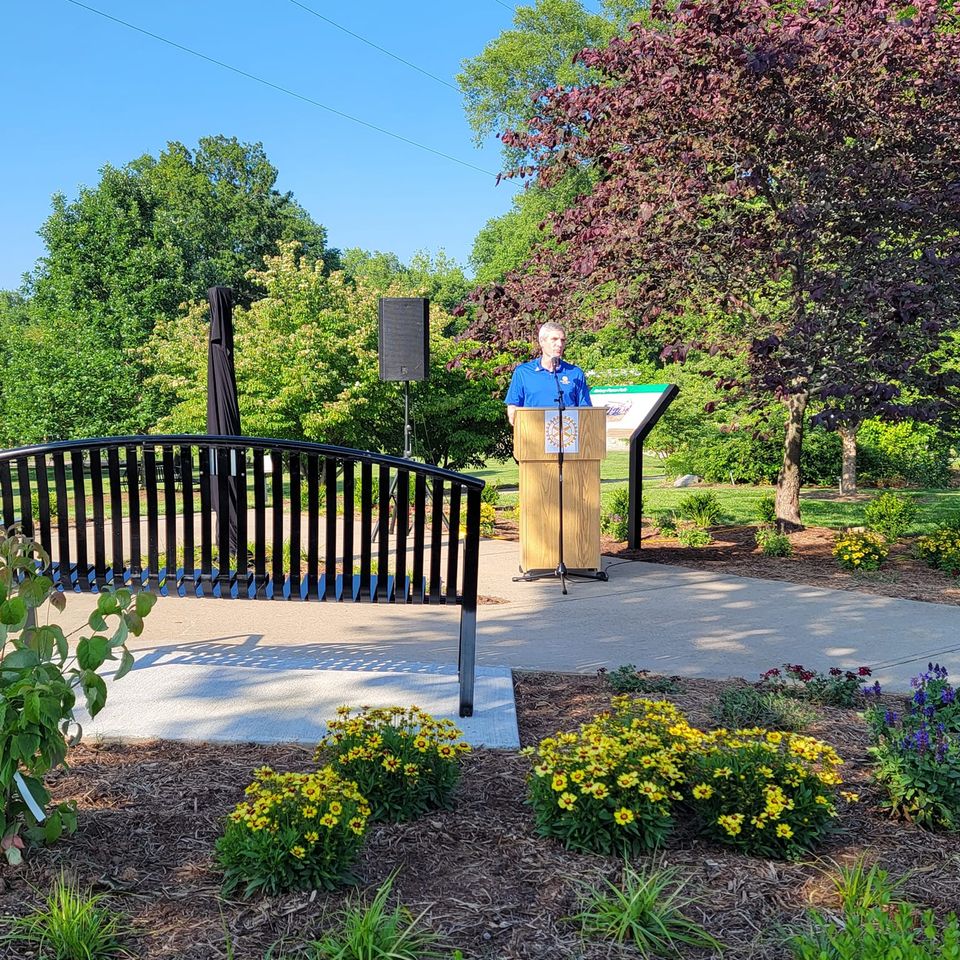 Rotary peace pole dedication 3
