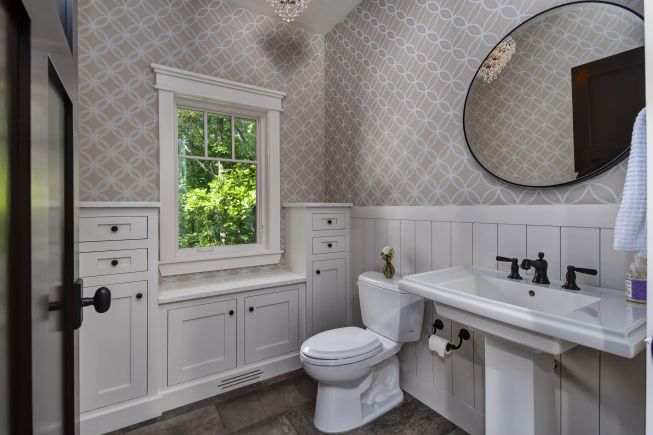 Morningway powder room bath