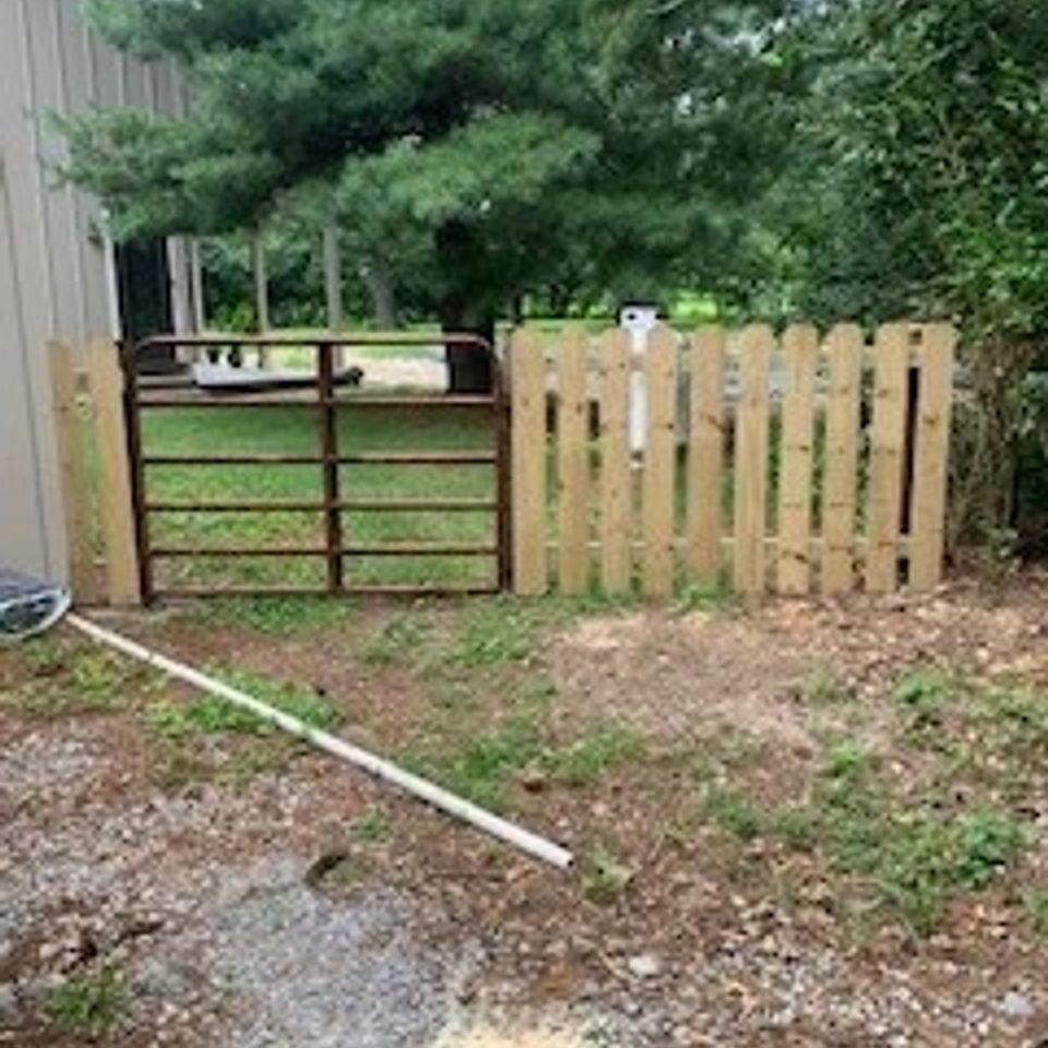 Fence install 7