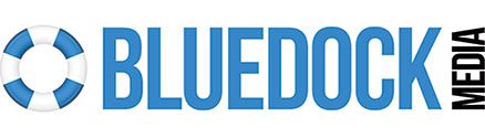 logo blue dock media website design company