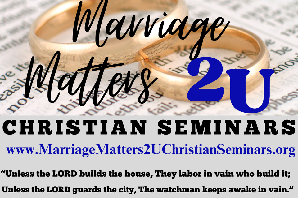 Marriage matters 2u christian  seminars  graphic